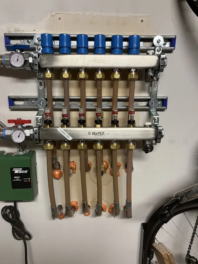 Plumber performing Leak Detection at a residential property in Bernards